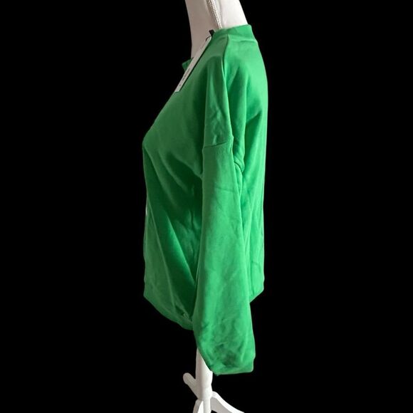 ZGY Denim Oversized Graphic Sweatshirt Size Large NWT - Picture 3 of 7